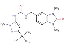 N-(3-tert-butyl-1-methyl-1H-pyrazol-5-yl)-N'-[(1,3-dimethyl-2-oxo-2,3-dihydro-1H-benzimidazol-5-yl)methyl]urea