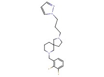 7-(2,3-difluorobenzyl)-2-[3-(1H-pyrazol-1-yl)propyl]-2,7-diazaspiro[4.5]decane