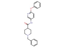 1-benzyl-N-(6-phenoxy-3-pyridinyl)-4-piperidinecarboxamide