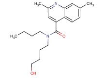 N-butyl-N-(4-hydroxybutyl)-2,7-dimethylquinoline-4-carboxamide