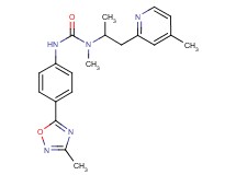 N-methyl-N-[1-methyl-2-(4-methylpyridin-2-yl)ethyl]-N'-[4-(3-methyl-1,2,4-oxadiazol-5-yl)phenyl]urea