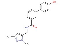 N-[(1,3-dimethyl-1H-pyrazol-5-yl)methyl]-4'-hydroxybiphenyl-3-carboxamide