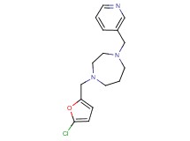 1-[(5-chloro-2-furyl)methyl]-4-(pyridin-3-ylmethyl)-1,4-diazepane