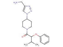 ({1-[1-(3-methyl-2-phenoxybutanoyl)-4-piperidinyl]-1H-1,2,3-triazol-4-yl}methyl)amine trifluoroacetate