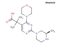 2-methyl-2-{2-[(3R)-3-methylpiperazin-1-yl]-4-morpholin-4-ylpyrimidin-5-yl}propanoic acid