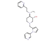 (3R*,4R*)-4-{methyl[2-(2-pyridinyl)ethyl]amino}-1-{[1-(3-pyridinyl)-1H-pyrrol-2-yl]methyl}-3-piperidinol