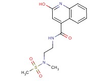 2-hydroxy-N-{2-[methyl(methylsulfonyl)amino]ethyl}-4-quinolinecarboxamide