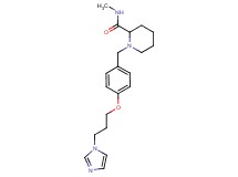 1-{4-[3-(1H-imidazol-1-yl)propoxy]benzyl}-N-methylpiperidine-2-carboxamide
