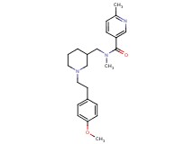 N-({1-[2-(4-methoxyphenyl)ethyl]-3-piperidinyl}methyl)-N,6-dimethylnicotinamide