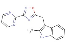 2-methyl-3-{[3-(2-pyrimidinyl)-1,2,4-oxadiazol-5-yl]methyl}-1H-indole