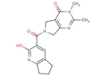 6-[(2-hydroxy-6,7-dihydro-5H-cyclopenta[b]pyridin-3-yl)carbonyl]-2,3-dimethyl-3,5,6,7-tetrahydro-4H-pyrrolo[3,4-d]pyrimidin-4-one