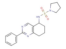 N-(2-phenyl-5,6,7,8-tetrahydroquinazolin-5-yl)pyrrolidine-1-sulfonamide