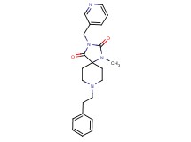 1-methyl-8-(2-phenylethyl)-3-(3-pyridinylmethyl)-1,3,8-triazaspiro[4.5]decane-2,4-dione