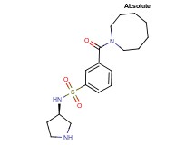 3-(azocan-1-ylcarbonyl)-N-[(3R)-pyrrolidin-3-yl]benzenesulfonamide