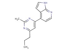 4-(2-methyl-6-propylpyrimidin-4-yl)-1H-pyrrolo[2,3-b]pyridine