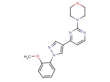 4-{4-[1-(2-methoxyphenyl)-1H-pyrazol-4-yl]pyrimidin-2-yl}morpholine