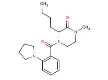 3-butyl-1-methyl-4-[2-(1-pyrrolidinyl)benzoyl]-2-piperazinone