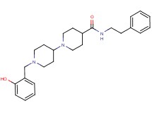 1'-(2-hydroxybenzyl)-N-(2-phenylethyl)-1,4'-bipiperidine-4-carboxamide