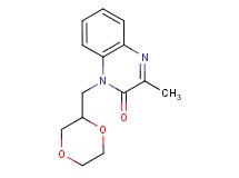 1-(1,4-dioxan-2-ylmethyl)-3-methylquinoxalin-2(1H)-one