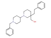 [1'-benzyl-3-(2-phenylethyl)-1,4'-bipiperidin-3-yl]methanol