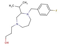 3-[4-(4-fluorobenzyl)-3-isopropyl-1,4-diazepan-1-yl]propan-1-ol