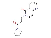 6-(3-oxo-3-pyrrolidin-1-ylpropyl)-1,6-naphthyridin-5(6H)-one