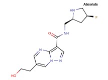 N-{[(2S,4S)-4-fluoro-2-pyrrolidinyl]methyl}-6-(2-hydroxyethyl)pyrazolo[1,5-a]pyrimidine-3-carboxamide hydrochloride