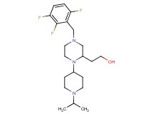 2-[1-(1-isopropyl-4-piperidinyl)-4-(2,3,6-trifluorobenzyl)-2-piperazinyl]ethanol