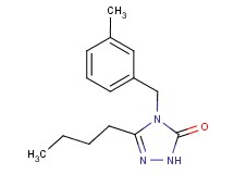 5-butyl-4-(3-methylbenzyl)-2,4-dihydro-3H-1,2,4-triazol-3-one