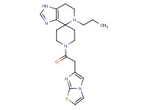 1'-(imidazo[2,1-b][1,3]thiazol-6-ylacetyl)-5-propyl-1,5,6,7-tetrahydrospiro[imidazo[4,5-c]pyridine-4,4'-piperidine]