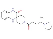 1-[4-(1-pyrrolidinyl)pentanoyl]-1',4'-dihydro-3'H-spiro[piperidine-4,2'-quinoxalin]-3'-one