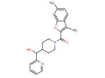{1-[(3,6-dimethyl-1-benzofuran-2-yl)carbonyl]-4-piperidinyl}(2-pyridinyl)methanol