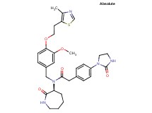 N-{3-methoxy-4-[2-(4-methyl-1,3-thiazol-5-yl)ethoxy]benzyl}-N-[(3S)-2-oxo-3-azepanyl]-2-[4-(2-oxo-1-imidazolidinyl)phenyl]acetamide