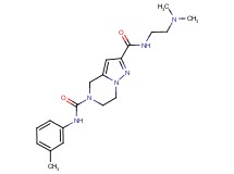 N~2~-[2-(dimethylamino)ethyl]-N~5~-(3-methylphenyl)-6,7-dihydropyrazolo[1,5-a]pyrazine-2,5(4H)-dicarboxamide