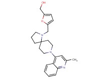 (5-{[8-(2-methyl-4-quinolinyl)-1,8-diazaspiro[4.5]dec-1-yl]methyl}-2-furyl)methanol
