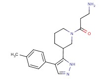 (3-{3-[4-(4-methylphenyl)-1H-pyrazol-5-yl]piperidin-1-yl}-3-oxopropyl)amine