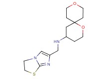 (2,3-dihydroimidazo[2,1-b][1,3]thiazol-6-ylmethyl)1,9-dioxaspiro[5.5]undec-4-ylamine