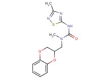 N-(2,3-dihydro-1,4-benzodioxin-2-ylmethyl)-N-methyl-N'-(3-methyl-1,2,4-thiadiazol-5-yl)urea