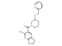 3-{[3-(2-pyridinylmethoxy)-1-piperidinyl]carbonyl}-6,7-dihydro-5H-cyclopenta[b]pyridin-2-ol
