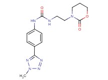 N-[4-(2-methyl-2H-tetrazol-5-yl)phenyl]-N'-[2-(2-oxo-1,3-oxazinan-3-yl)ethyl]urea