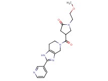 1-(2-methoxyethyl)-4-[(2-pyridin-3-yl-1,4,6,7-tetrahydro-5H-imidazo[4,5-c]pyridin-5-yl)carbonyl]pyrrolidin-2-one