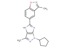 5-(1-cyclopentyl-3-methyl-1,4-dihydroimidazo[4,5-c]pyrazol-5-yl)-3-methyl-1,2-benzisoxazole