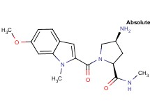 (2S,4S)-4-amino-1-[(6-methoxy-1-methyl-1H-indol-2-yl)carbonyl]-N-methylpyrrolidine-2-carboxamide