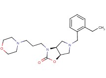 (3aS*,6aR*)-5-(2-ethylbenzyl)-3-(3-morpholin-4-ylpropyl)hexahydro-2H-pyrrolo[3,4-d][1,3]oxazol-2-one