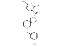6-methyl-3-{[7-(3-methylbenzyl)-2,7-diazaspiro[4.5]dec-2-yl]carbonyl}-2-pyridinol