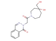 2-{2-[4-hydroxy-4-(hydroxymethyl)-1-azepanyl]-2-oxoethyl}-1(2H)-phthalazinone