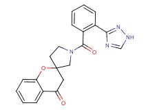 1'-[2-(1H-1,2,4-triazol-3-yl)benzoyl]spiro[chromene-2,3'-pyrrolidin]-4(3H)-one