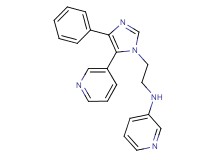N-[2-(4-phenyl-5-pyridin-3-yl-1H-imidazol-1-yl)ethyl]pyridin-3-amine