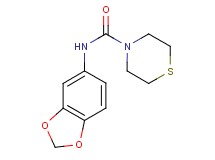 N-1,3-benzodioxol-5-ylthiomorpholine-4-carboxamide