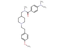 4-(dimethylamino)-N-({1-[2-(4-methoxyphenyl)ethyl]-4-piperidinyl}methyl)-N-methylbenzamide